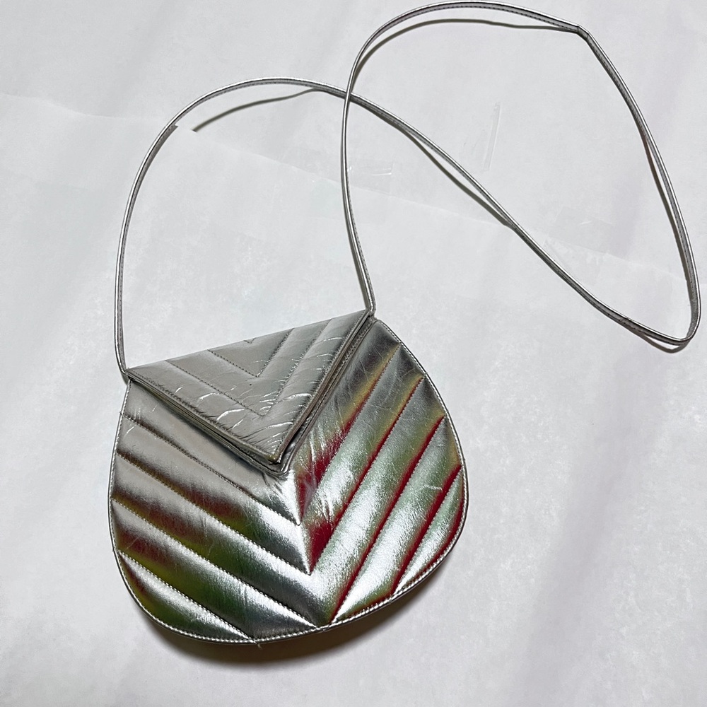 VINTAGE Metallic ...Venetto by Ami Kahn Art Deco Metallic crossbody purse